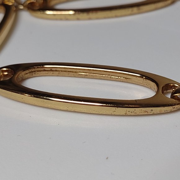 50.5 Inch Gold Tone Metal Belt - Picture 9 of 14